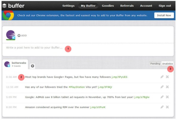 Buffer Scheduling Buffer Scheduling