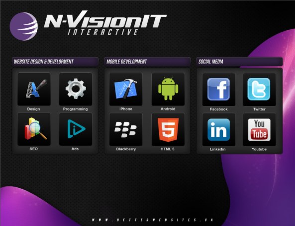 Professional design, development and marketing of websites, mobile apps & social media